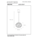 pendant luminaire MALUNGA round E27 IP20