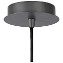 Lucide pendant luminaire MALUNGA round E27 IP20, grey