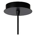 Lucide pendant luminaire WOLFRAM oval E27 IP20, black