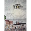 Lucide pendant luminaire WOLFRAM oval E27 IP20, black