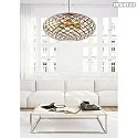 pendant luminaire WOLFRAM E27 IP20, brass dimmable