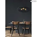 Lucide Pendelleuchte WOLFRAM Ø 100 cm 3x E27 IP20 , schwarz