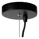 Lucide pendant luminaire LEANNE 6 flames, round E27 IP20, black