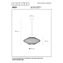 pendant luminaire MESH oval E27 IP20
