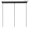 Lucide pendant luminaire CIRCLE 3 flames E27 IP20, black dimmable