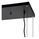 Lucide pendant luminaire MIRAVELLE 6 flames, square GU10 IP20, black