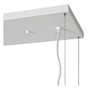 pendant luminaire MIRAVELLE 6 flames, square GU10 IP20, black