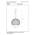 pendant luminaire DANZA round E27 IP20