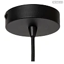 Lucide pendant luminaire ROSAS E27 IP20, brass, black dimmable
