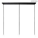 Lucide pendant luminaire TRIBUTE 3 flames E27 IP20, beige, black dimmable