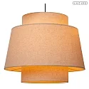 Lucide pendant luminaire TRIBUTE 3 flames E27 IP20, beige, black dimmable
