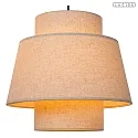 Lucide pendant luminaire TRIBUTE 3 flames E27 IP20, beige, black dimmable