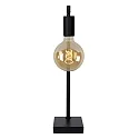 Lucide table lamp LEANNE square E27 IP20, black 