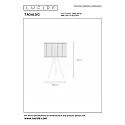 Lucide table lamp TAGALOG round E27 IP20, wood, black 