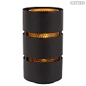 table lamp ROSAS E27 IP20, brass, black 