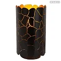 table lamp ALMELO E27 IP20, brass, black 