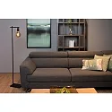 Lucide floor lamp LEANNE square E27 IP20, black 