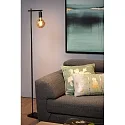 Lucide floor lamp LEANNE square E27 IP20, black 