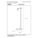 Lucide floor lamp LEANNE square E27 IP20, black 