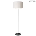 Lucide floor lamp FOLD E27 IP20, black, white dimmable