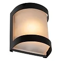 Lucide wall luminaire BOLO E27 IP44, opal, black