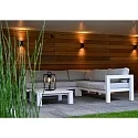 Lucide LED Outdoor Wandstrahler ZORA, IP44, halbrund, 2-flammig, Up/Down, inkl. 2x GU10 LED 5W 3000K (dimmbar), schwarz