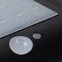 Lucide wall luminaire BASIC LED square IP44, black