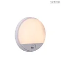 Outdoor LED Wandleuchte HUPS IR 120° 10W 3000K IP54 CRI>80, rund, inkl. PIR-Sensor , weiß