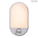 outdoor wall luminaire HUPS IR oval, with sensor IP54, black 