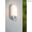 outdoor wall luminaire HUPS IR oval, with sensor IP54, black 