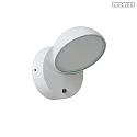 Outdoor LED Wandleuchte FINN 120° 12W 3000K IP54 CRI>80 inkl. PIR-Sensor & Tag-/ Nachtsensor , schwarz