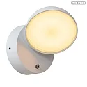 Outdoor LED Wandleuchte FINN 120° 12W 3000K IP54 CRI>80 inkl. PIR-Sensor & Tag-/ Nachtsensor , schwarz