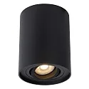Lucide Deckenstrahler TUBE, Ø 9,6 cm, 1xGU10, zylindrisch, schwarz