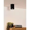 Lucide Deckenstrahler TUBE, Ø 9,6 cm, 1xGU10, zylindrisch, schwarz