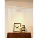 Lucide spot TUBE 2 flames, square GU10 IP20, white