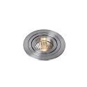recessed luminaire TUBE round GU10 IP20, chrome matt