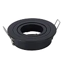 Lucide Einbaustrahler TUBE, Ø 9,2 cm, 1xGU10, rund, schwarz