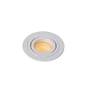 Lucide Einbaustrahler TUBE, Ø 9,2 cm, 1xGU10, rund, weiß