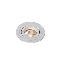 Lucide Einbaustrahler TUBE, Ø 9,2 cm, 1xGU10, rund, weiß
