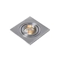 recessed luminaire TUBE square GU10 IP20, chrome matt