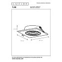 recessed luminaire TUBE square GU10 IP20, chrome matt