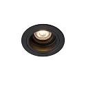 recessed luminaire EMBED round GU10 IP20, black