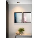 Lucide recessed luminaire EMBED round GU10 IP20, black