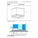 Lucide spot AVEN square GU10 IP65, black
