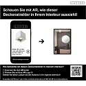 Lucide spot AVEN square GU10 IP65, white
