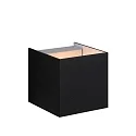 Lucide wall luminaire CUBO square G9 IP20, black