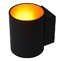 Lucide wall luminaire XERA round G9 IP20, gold matt, brass, black