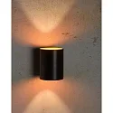 Lucide wall luminaire XERA round G9 IP20, gold matt, brass, black