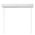 Lucide pendant luminaire SIGMA LED square IP20, white dimmable
