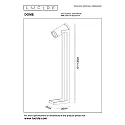 Lucide floor lamp DOME 2 flames, cylindrical GU10 IP20, black dimmable